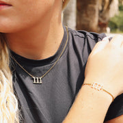 18K Gold PVD Stainless Steel Angel Number Bracelet / BRJ1003