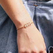 18K Gold PVD Stainless Steel Angel Number Bracelet / BRJ1003