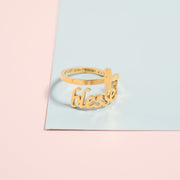 18K Gold PVD Stainless Steel Adjustable 