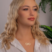 Infinity Silver Name Necklace, Gifts For Mother's Day, Personalized Gifts