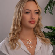 Infinity Silver Name Necklace, Gifts For Mother's Day, Personalized Gifts