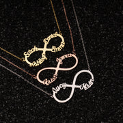 Infinity Silver Name Necklace, Gifts For Mother's Day, Personalized Gifts