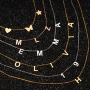 Initial Necklace, Letter Necklace, Gold Necklace, Personalized Name Necklace