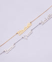 Two Name Handwriting Necklace  Custom Mothers Necklace