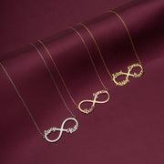 Infinity Silver Name Necklace, Gifts For Mother's Day, Personalized Gifts