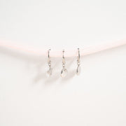 18K Gold PVD Stainless Steel Circle Coin Pendant Earrings / ERJ0049