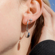 18K Gold PVD Stainless Steel Circle Coin Pendant Earrings / ERJ0049