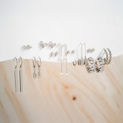 18K Gold PVD Stainless Steel Drop Earrings / ERJ0064