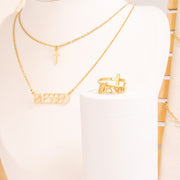 18K Gold PVD Stainless Steel Adjustable 