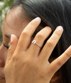 18K Gold PVD Stainless Steel Horseshoe Symbol Ring / ZRJ0001