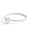 18K Gold PVD Stainless Steel Horseshoe Symbol Ring / ZRJ0001