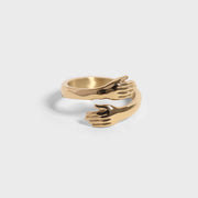 18K Gold PVD Stainless Steel Hug Ring / KSS0002