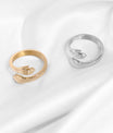 18K Gold PVD Stainless Steel Hug Ring / KSS0002