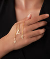 Gold initial Necklace With Tiny Heart Custom Letter Necklaces