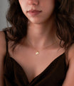 Gold initial Necklace with Butterfly Jewelry Personalized Handmade Necklace