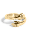 18K Gold PVD Stainless Steel Hug Ring / KSS0002